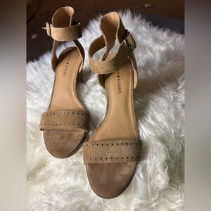 **"Easter Ready: Whimsical Suede Sandals by Lucky Brand!"**